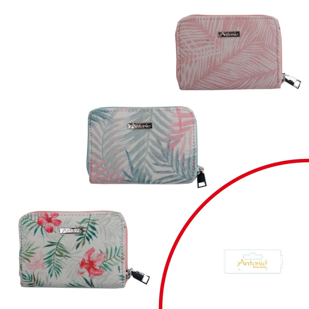 Damen Börse Medium Tropische Blumen