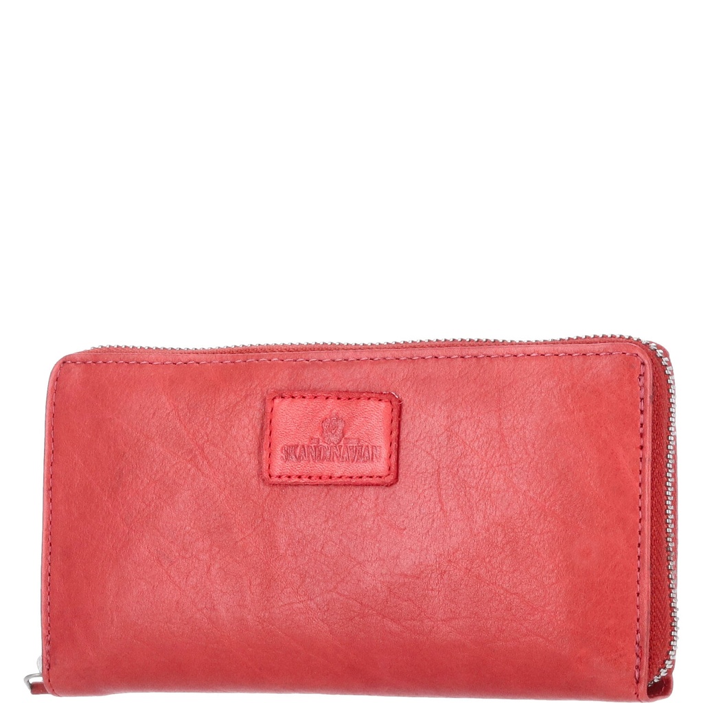 Lady Zip Wallet Washed Leather