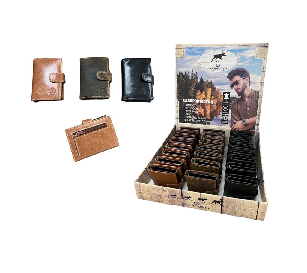 [43.01533.99] Leder Kreditkarten Etui