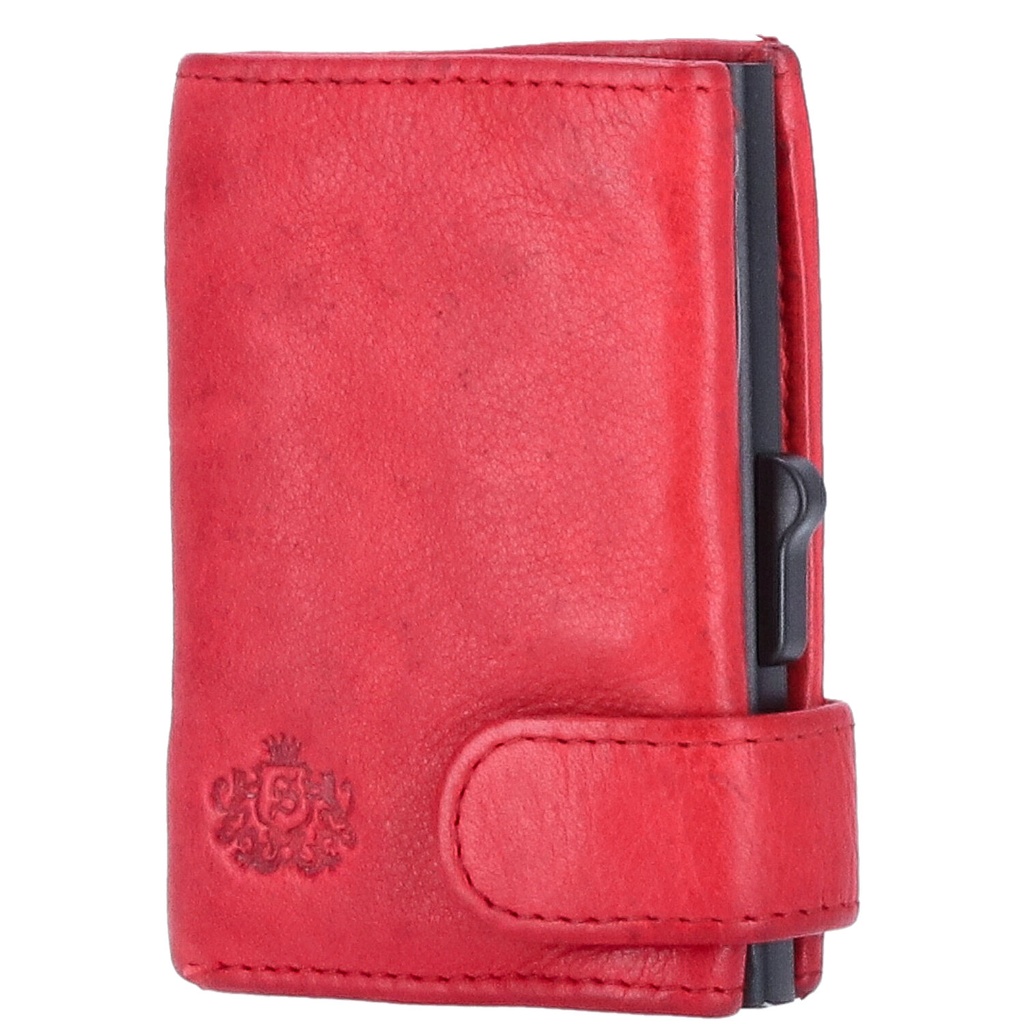 [43.01528.80] Leder Kreditkarten Etui mit Kleingeldfach