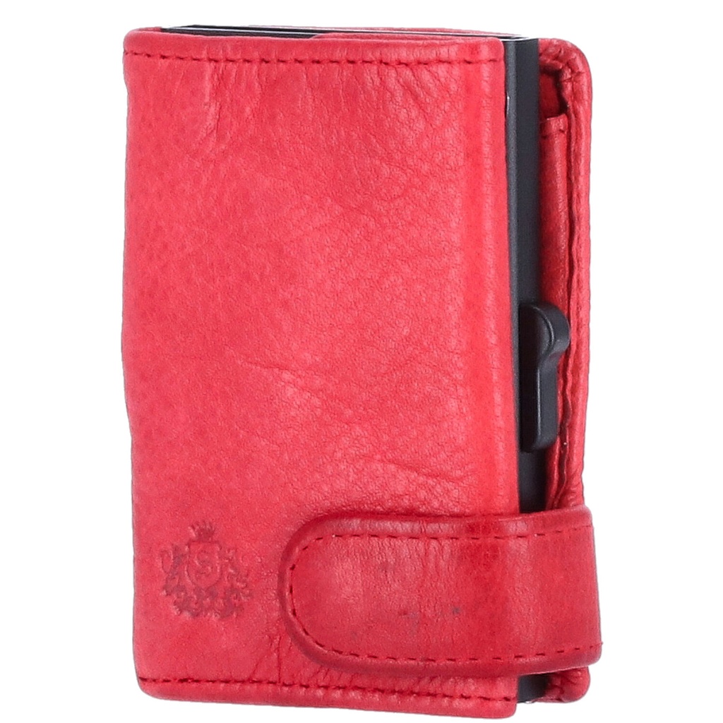 Leder Kreditkarten Etui mit Reißverschluss