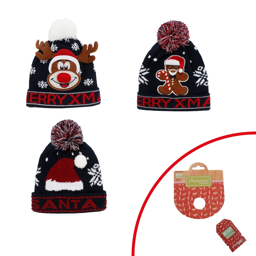 Winter Mütze X-Mas 3D