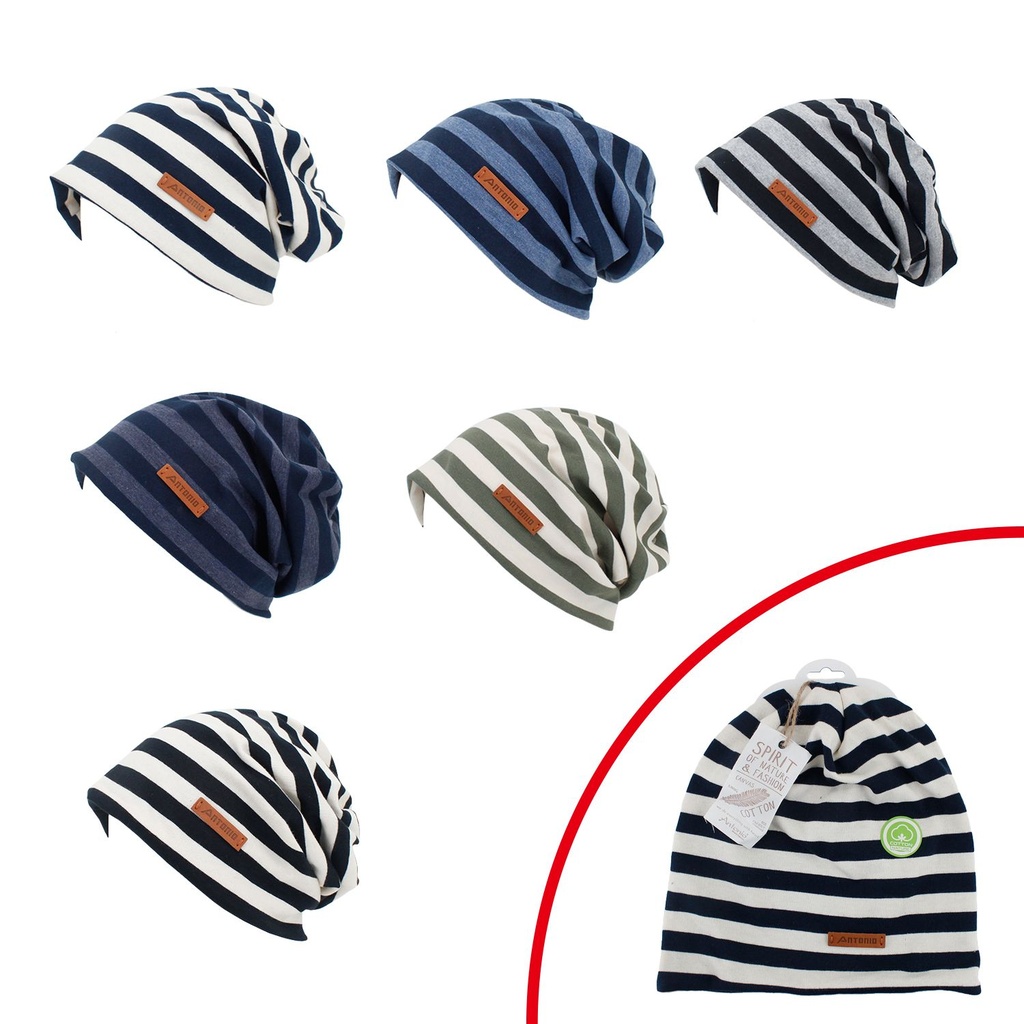 Beanie Mütze Große Streifen - New A Style