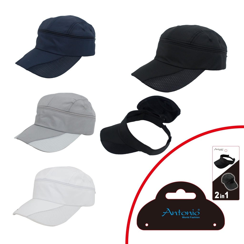 Herren Cap Mit Reissverschluss