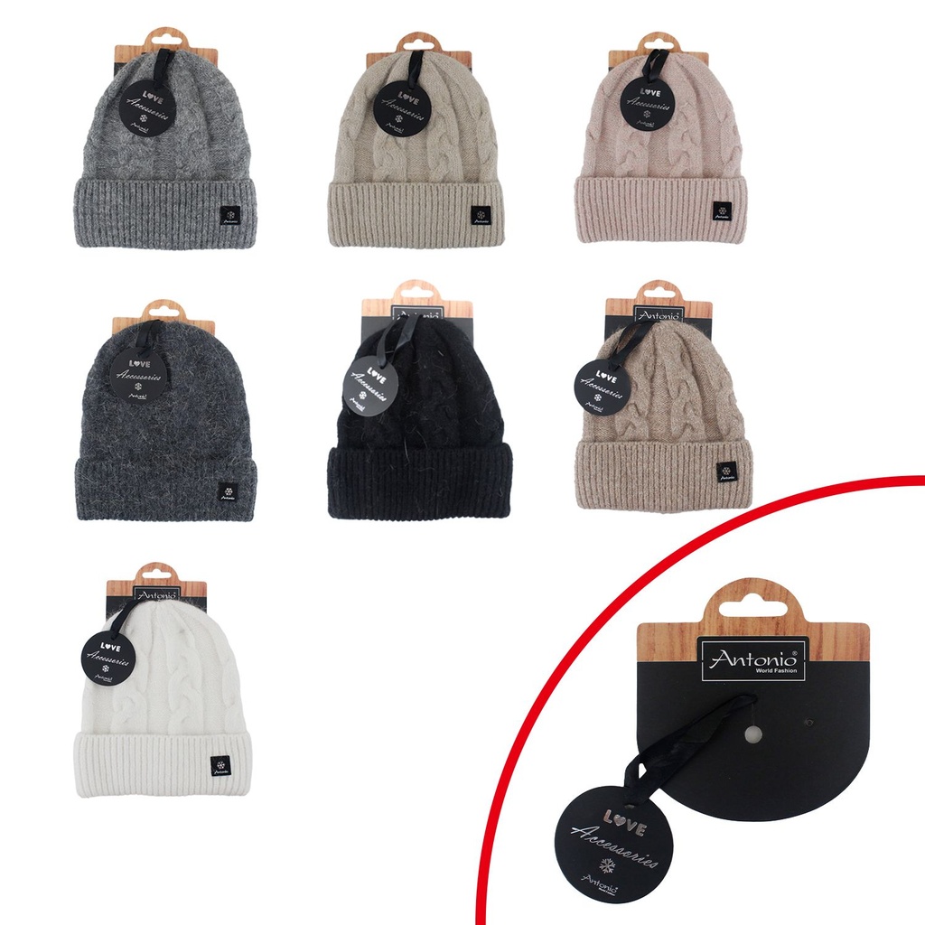 Winter Damen Mütze Zopfmuster LG Style