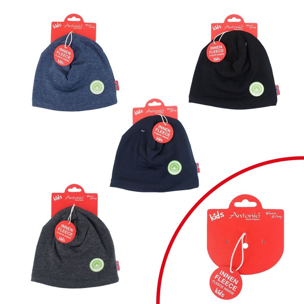Winter Kinder Beanie Paul Mit Innenfleece