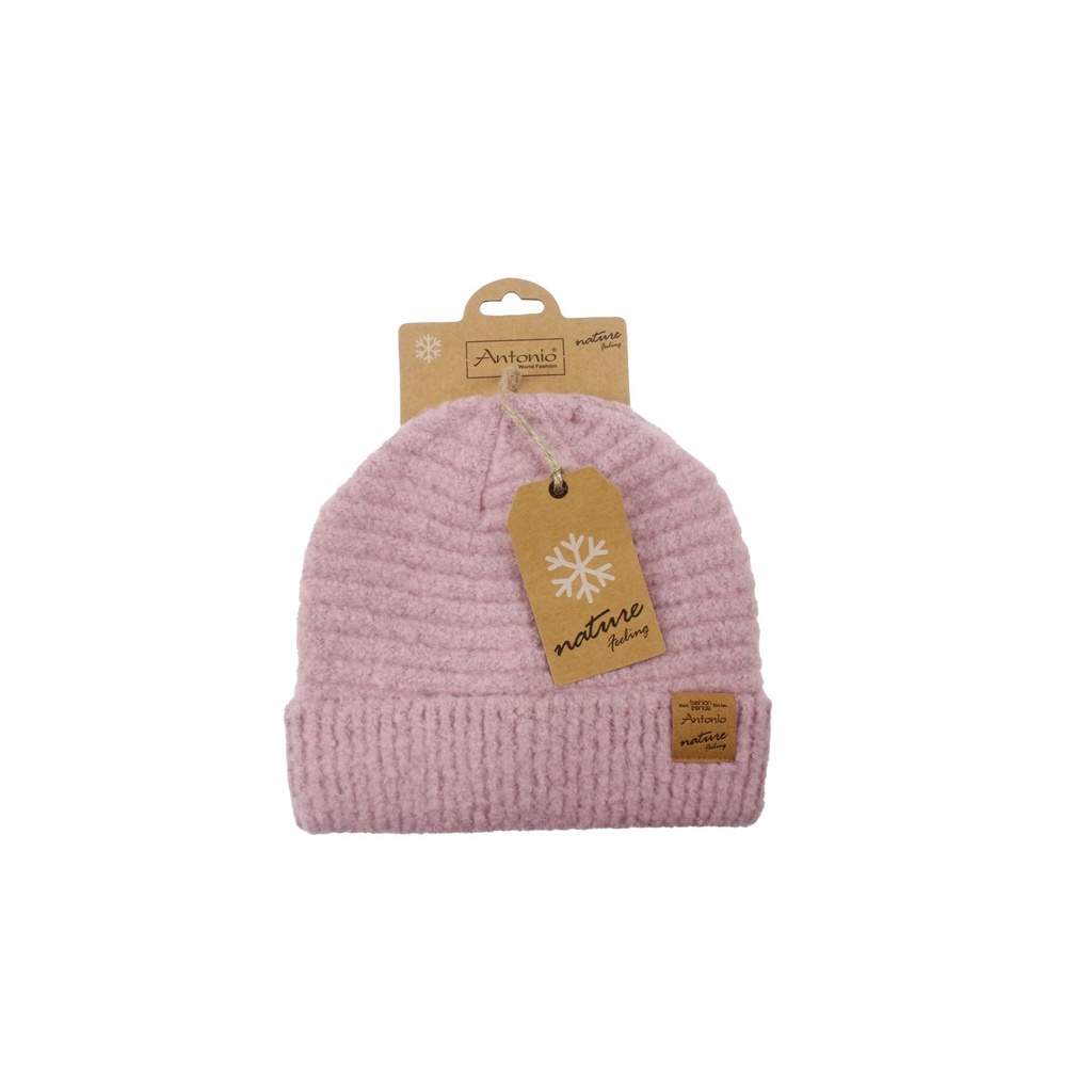Winter Damen Mütze Bouclé Berry
