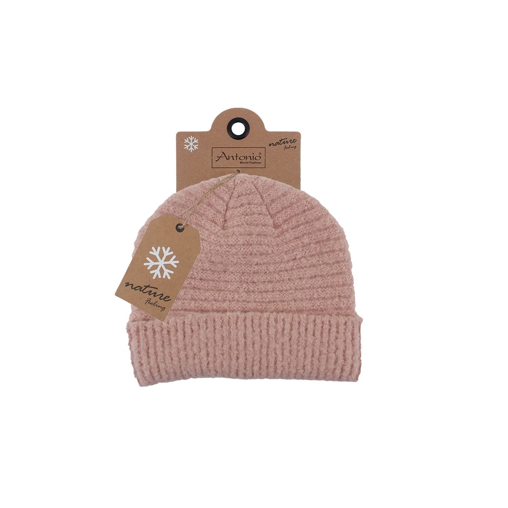 [60.00887.28] Winter Damen Mütze Bouclé Rose