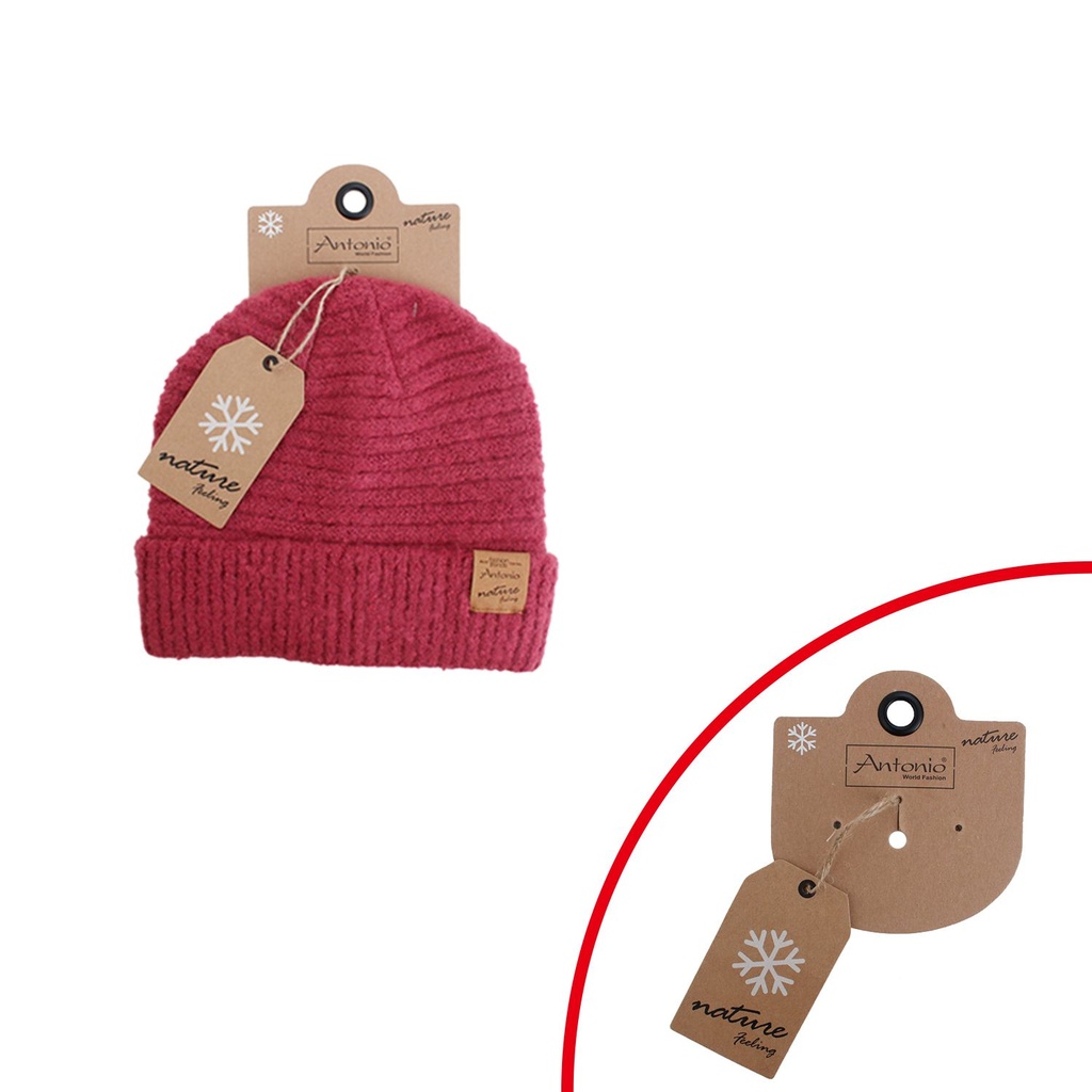 Winter Lady Hat Bouclé Berry