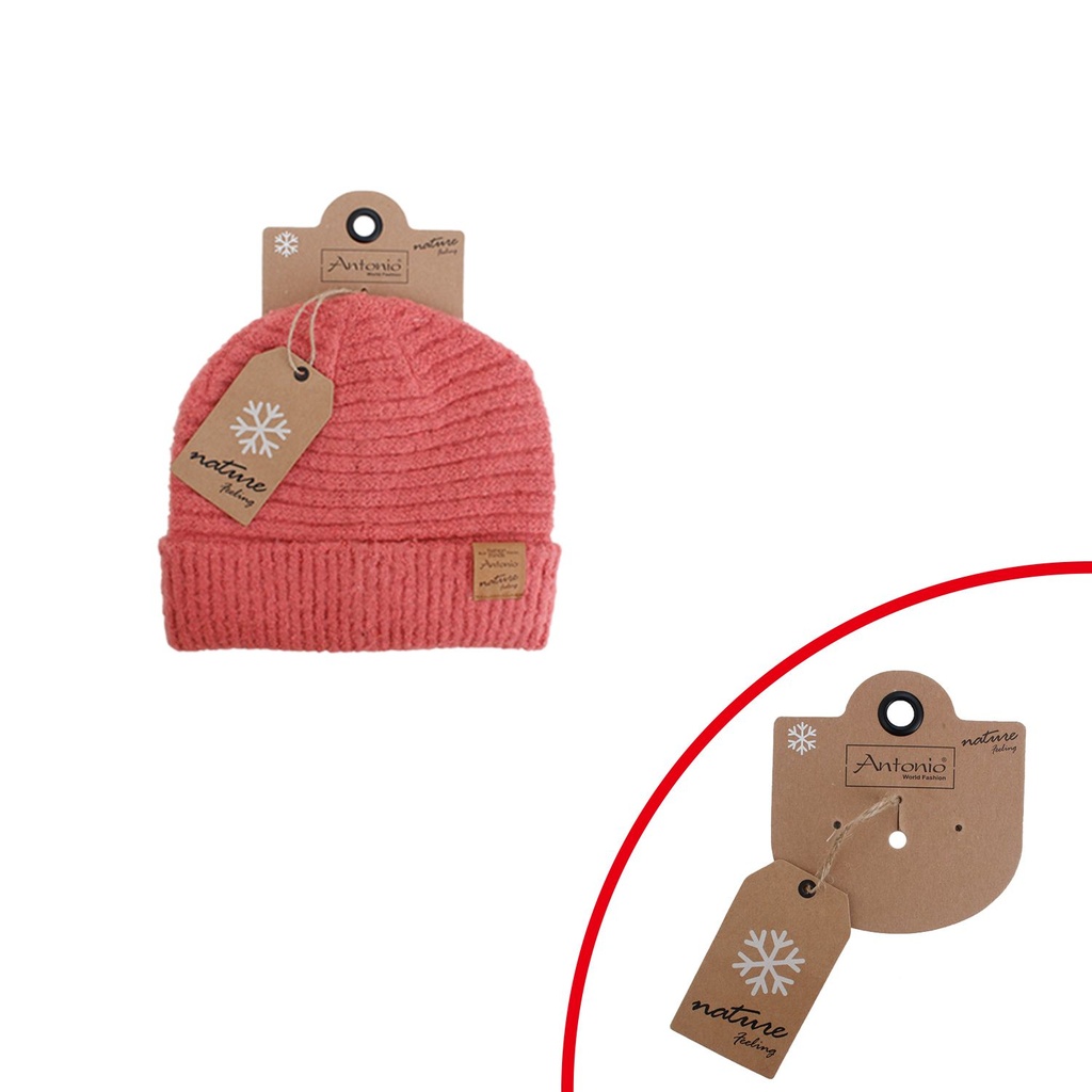Winter Lady Hat Bouclé Lava Red