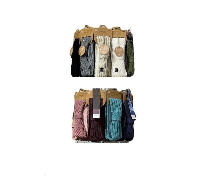 Winter Damen Stirnband Mix Fashion Farben Display