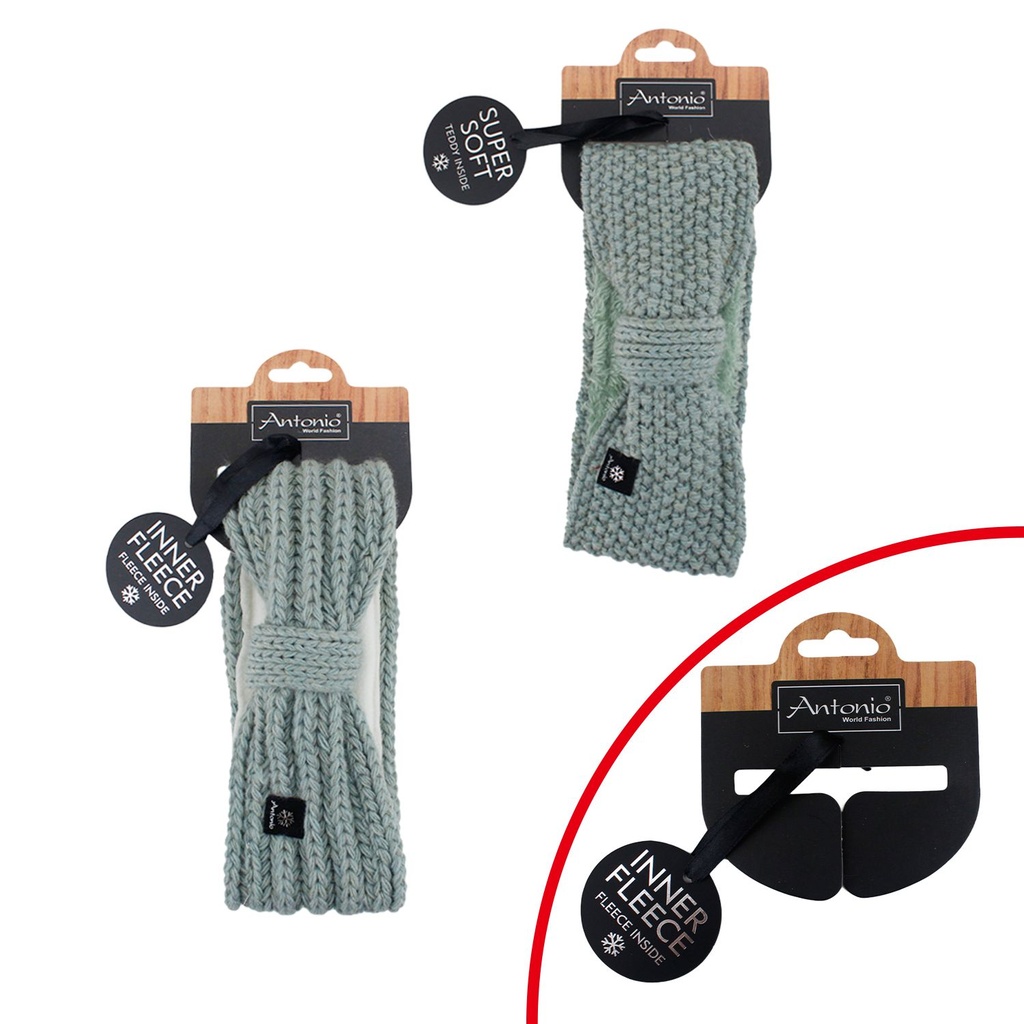 Winter Damen Stirnband Mix Mint