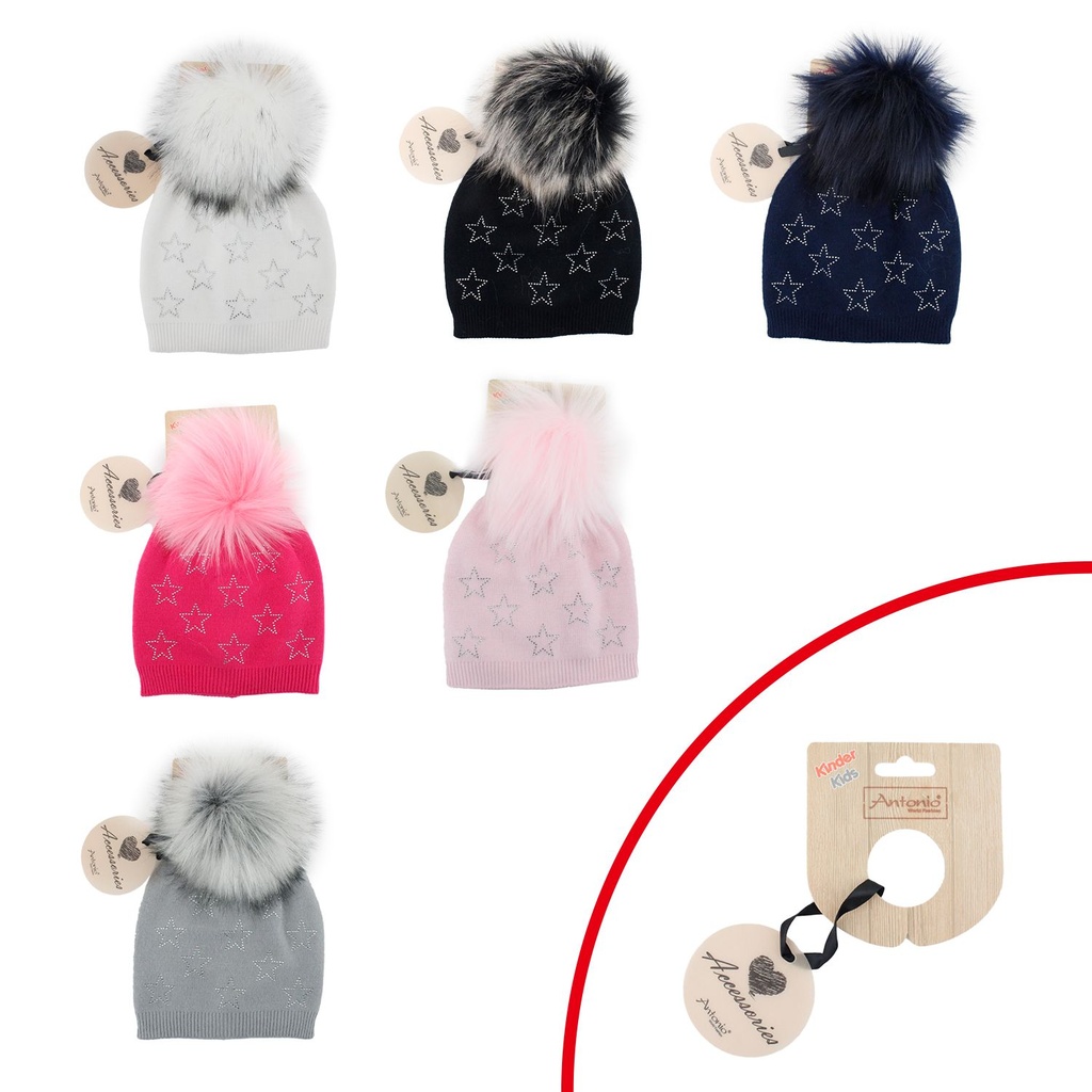 [60.00815.99] Winter Kinder Mütze Sparkling Stars
