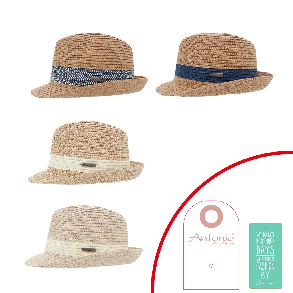 [60.00711.99] Sommer Hut Natur Line mit Band Crunch