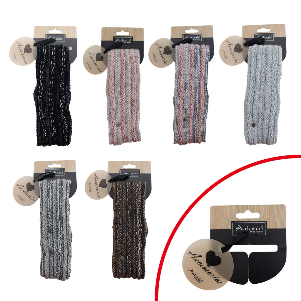 Winter Damen Stirnband Farbenfroh