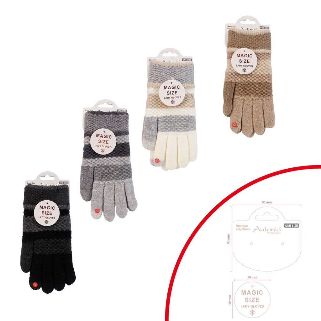 [61.00757.99] Winter Damen Handschuhe Mit Patch
