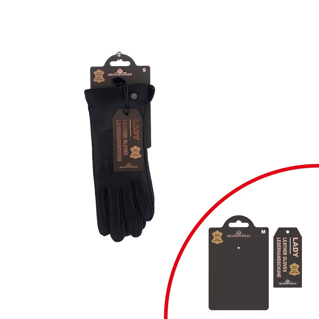 [61.00715.99] Winter Damen Handschuhe Leder Plain