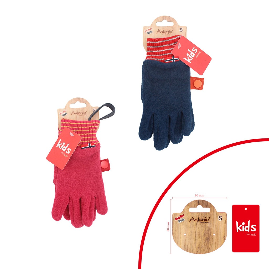[61.00658.99] Winter Kinder Handschuhe Fleece Norwegen Style