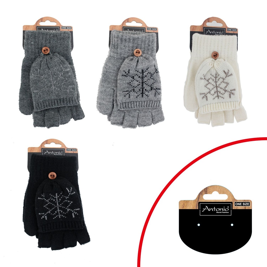 [61.00605.99] Winter Damen Handschuhe Halbfinger