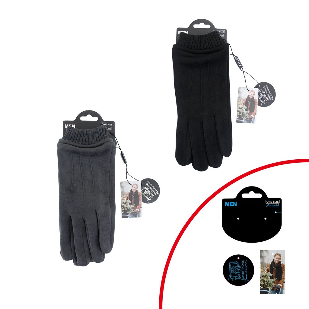 Winter Herren Handschuhe Drei Streifen