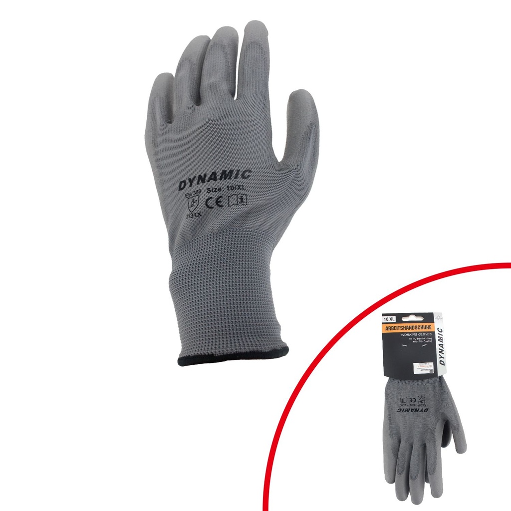 [61.00550.03] Leichte Arbeitshandschuhe 10/XL