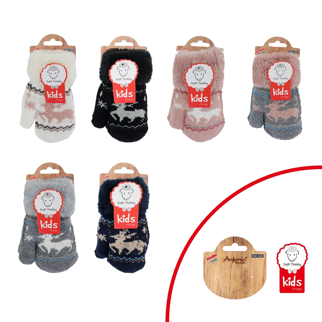 [61.00468.99] Kinder Fäustlinge Rentier