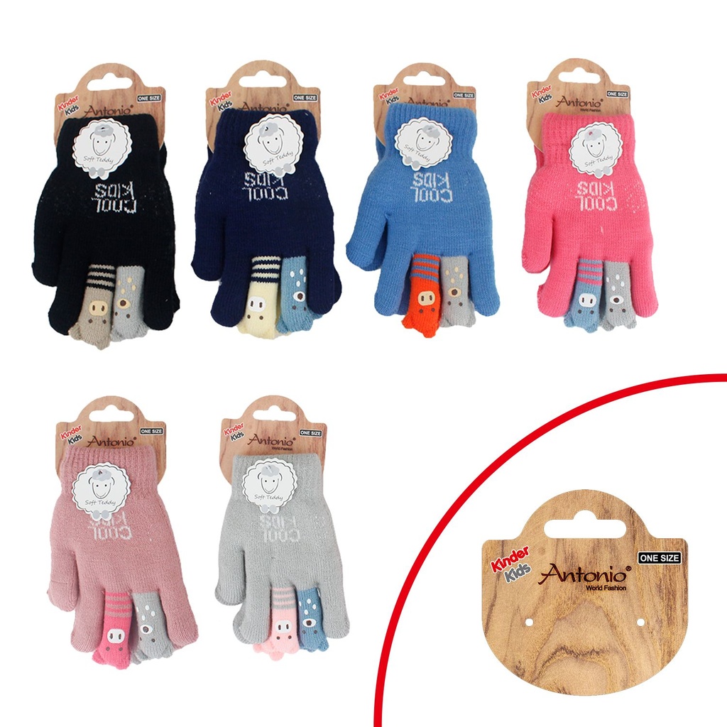 Winter Kinder Handschuhe Tier Finger