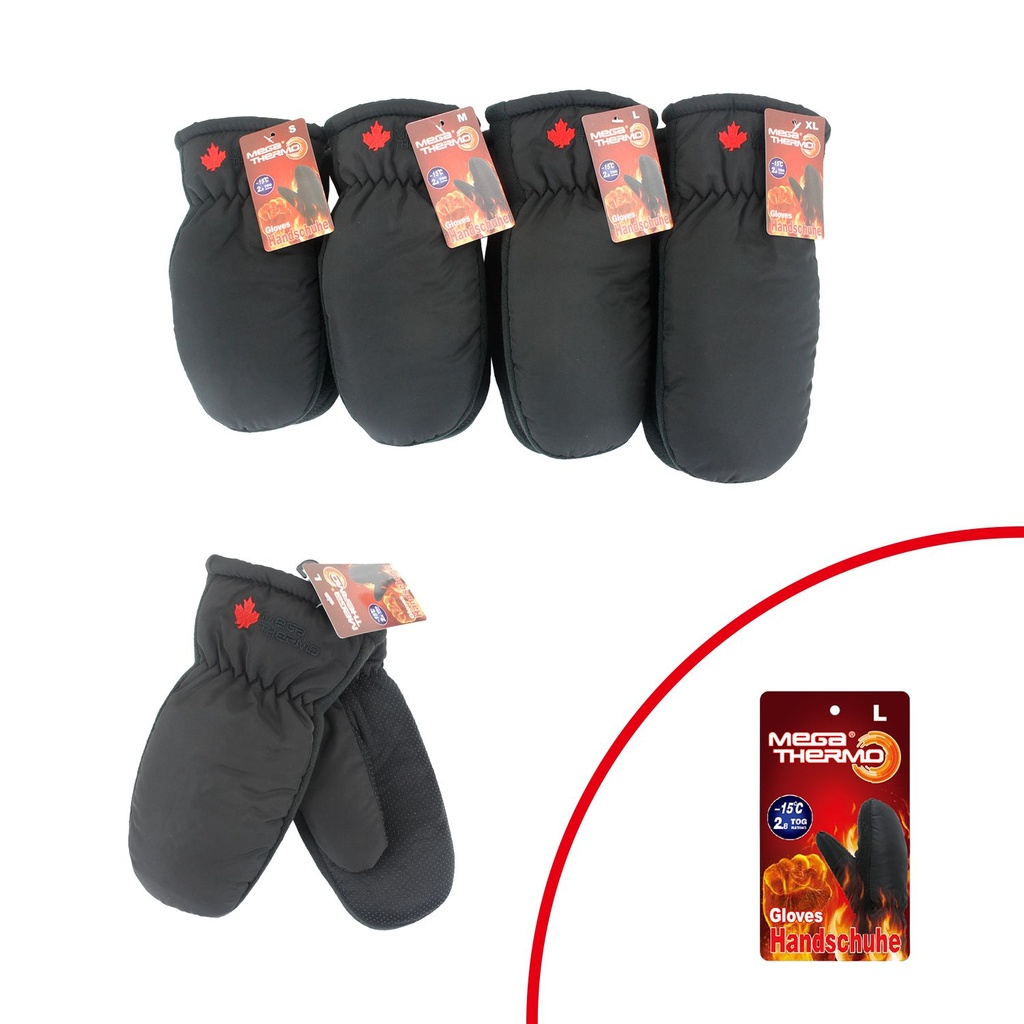 [61.00199.99] Winter Kanada Fäustlinge Mega Thermo Fleece Thinsulate 3M