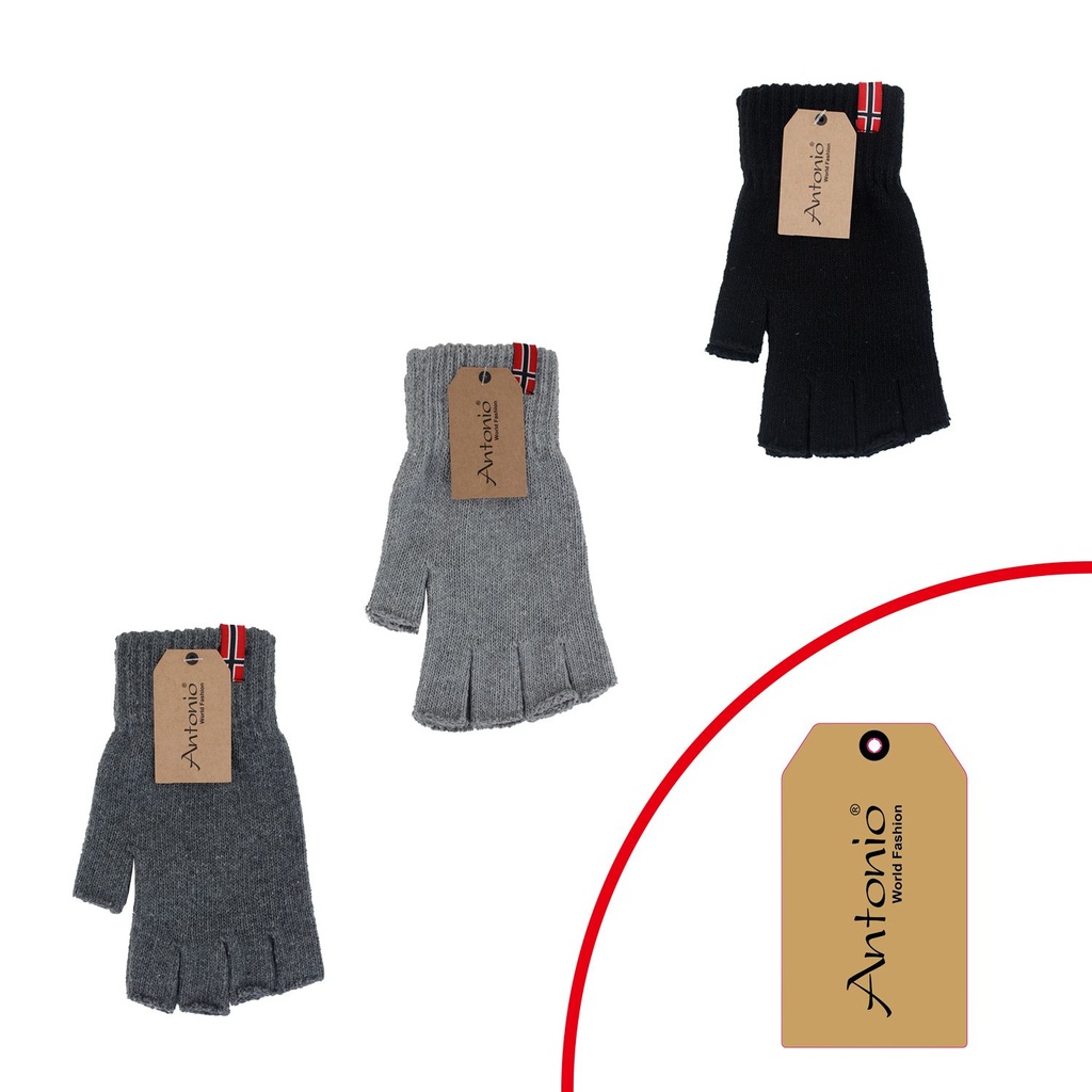 Fingerlose Handschuhe Basic Natur