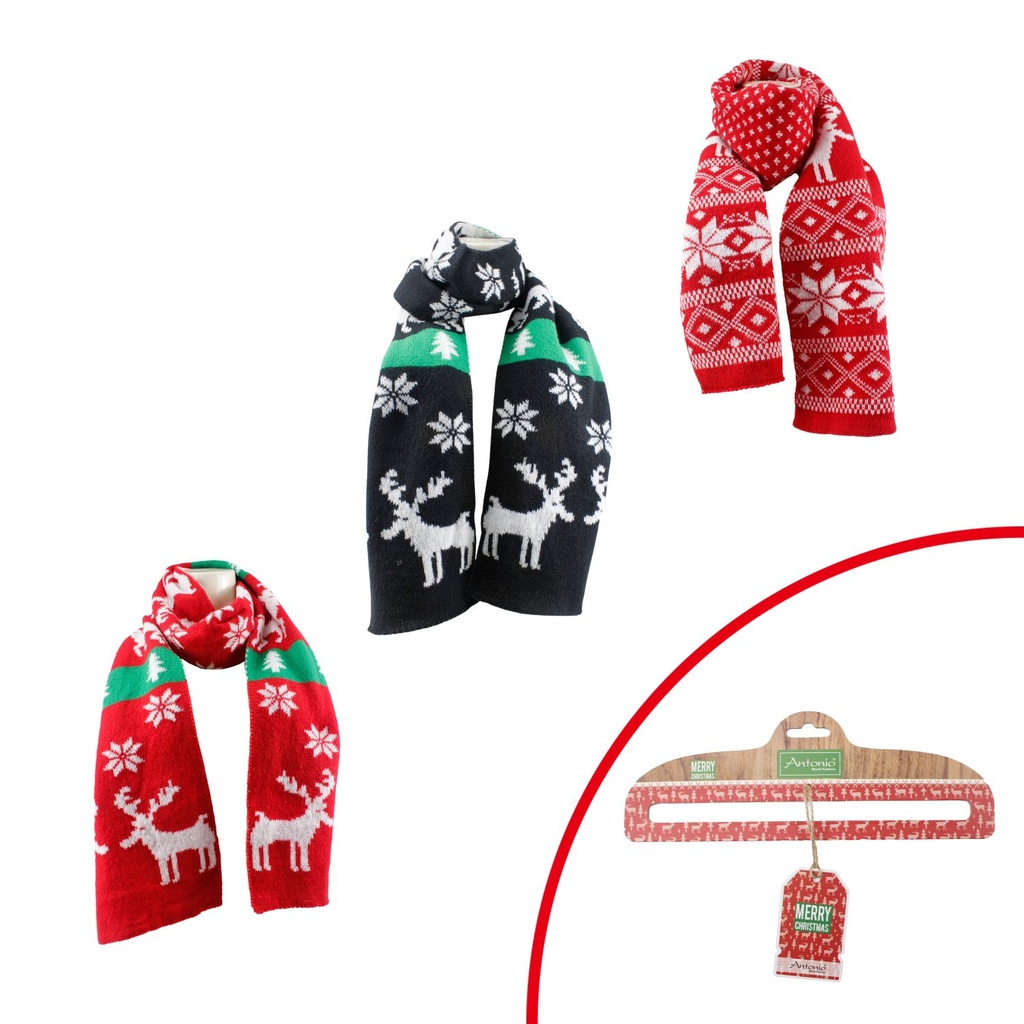 [62.02305.99] Winter Damen Schal Weihnachten