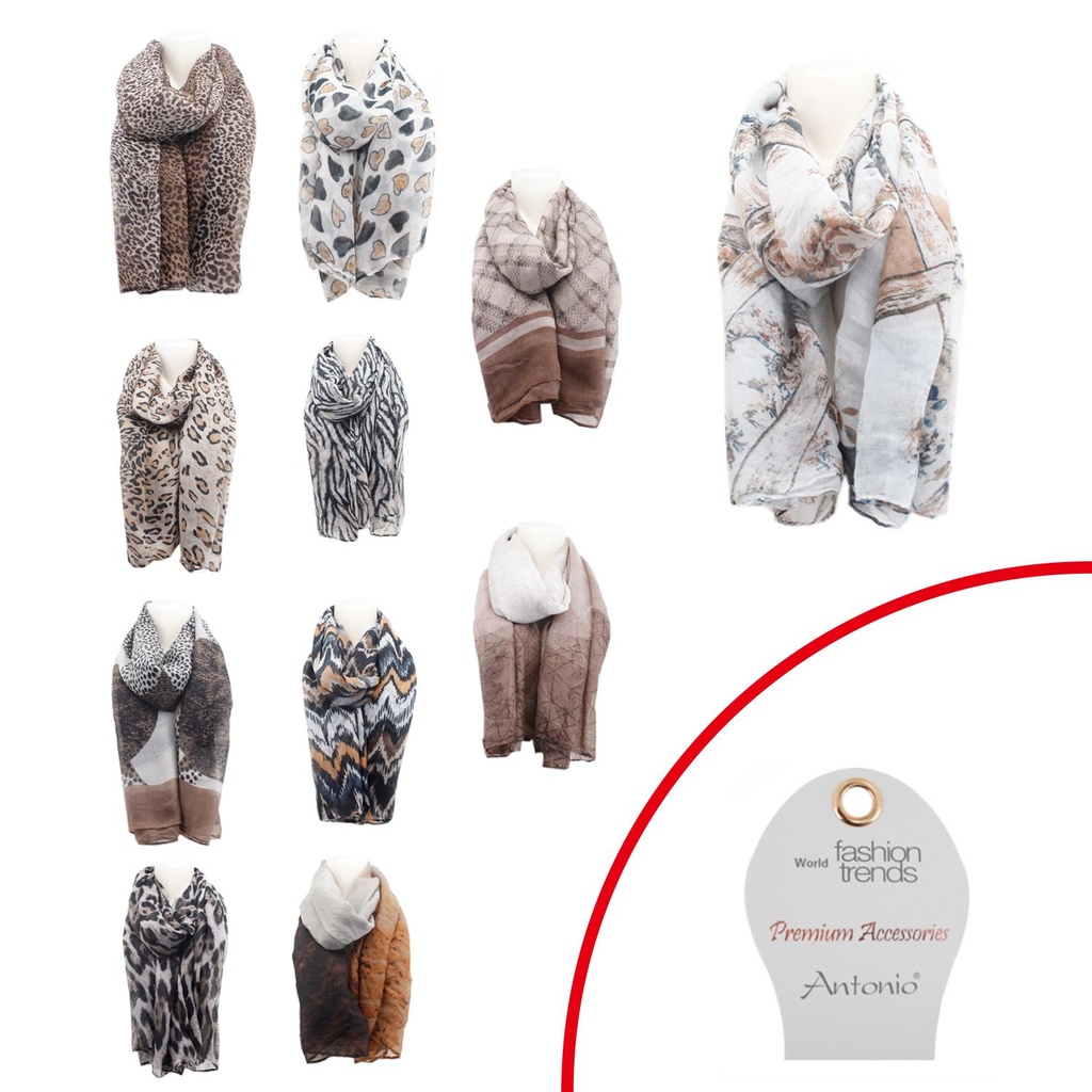 [62.02234.99] Sommer Damen Schal Beige Collection