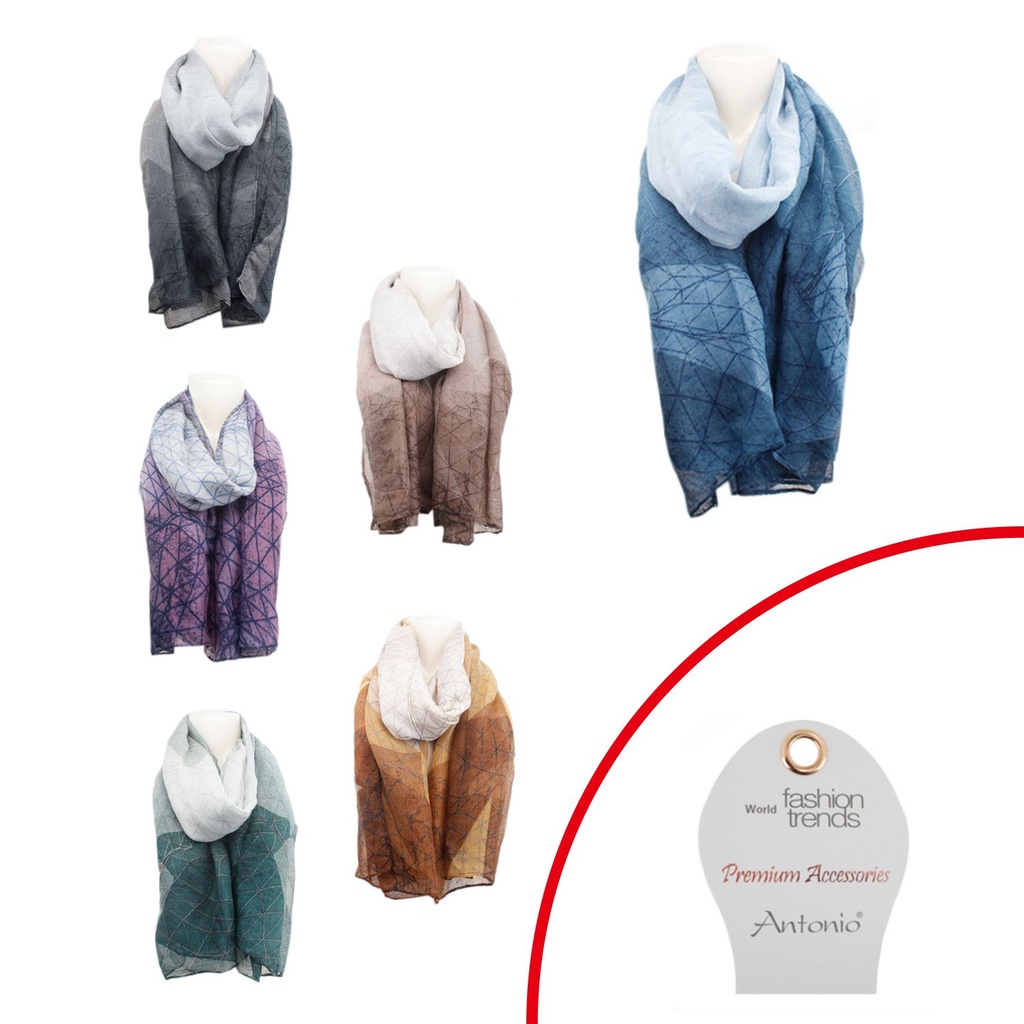 Sommer Damen Schal Geoart