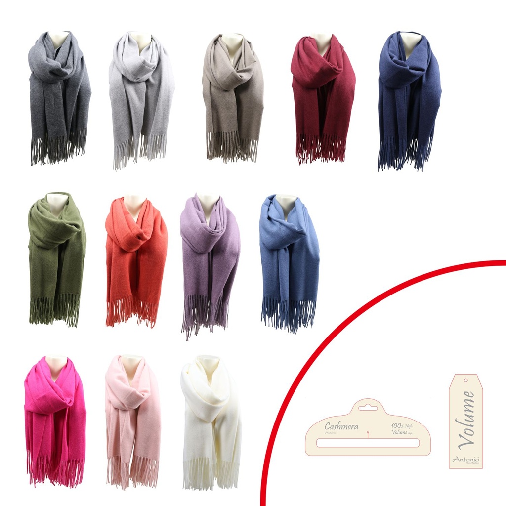 Winter Damen Schal Cashmera Fashion Farben Two Tone