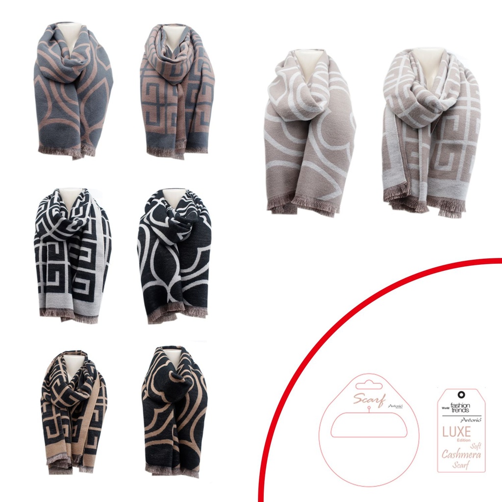 [62.02189.99] Winter Damen Schal Cashmera C Style "Maze"