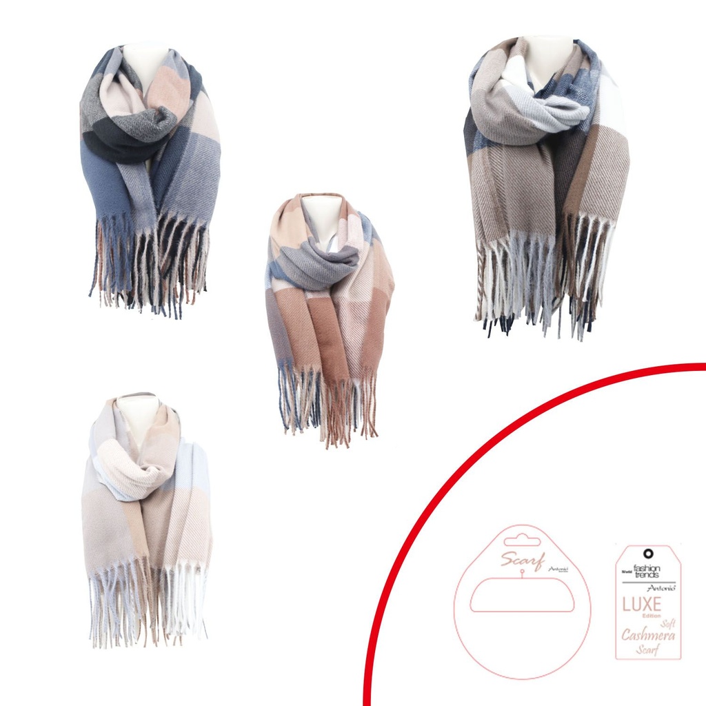 [62.02167.99] Winter Soft Cashmera Schal *Coffee Smash"