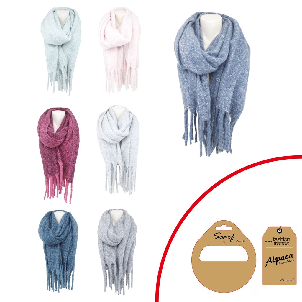 [62.02116.99] Winter Damen Schal Dreads Fuzzy