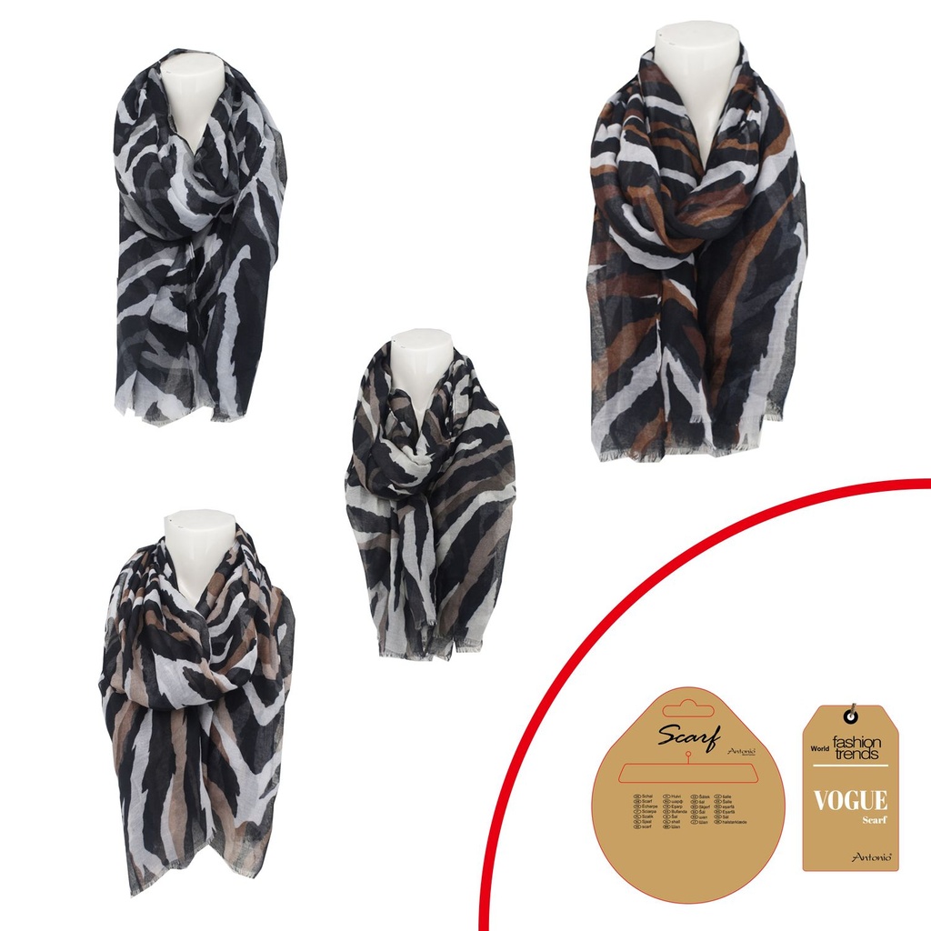 Sommer Damen Schal Vogue Tiger