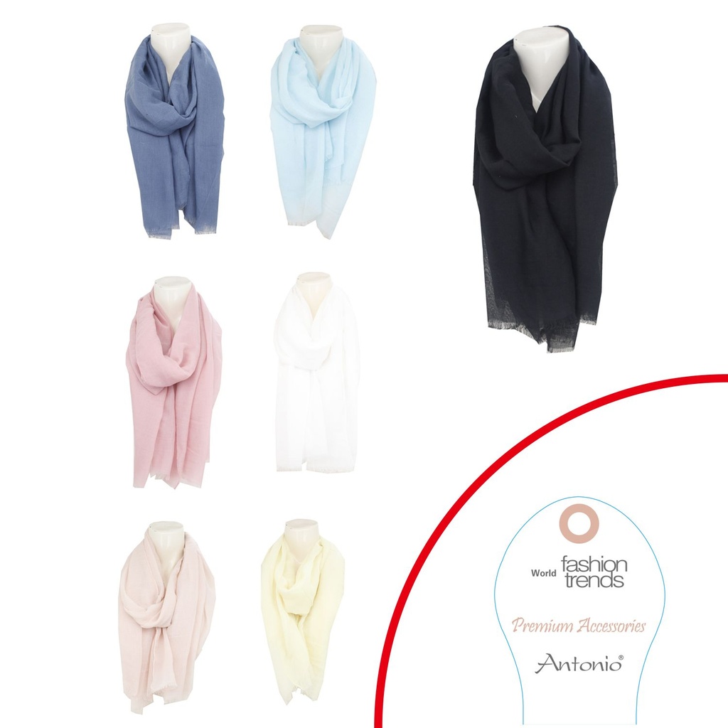 Sommer Damen Schal Unifarben