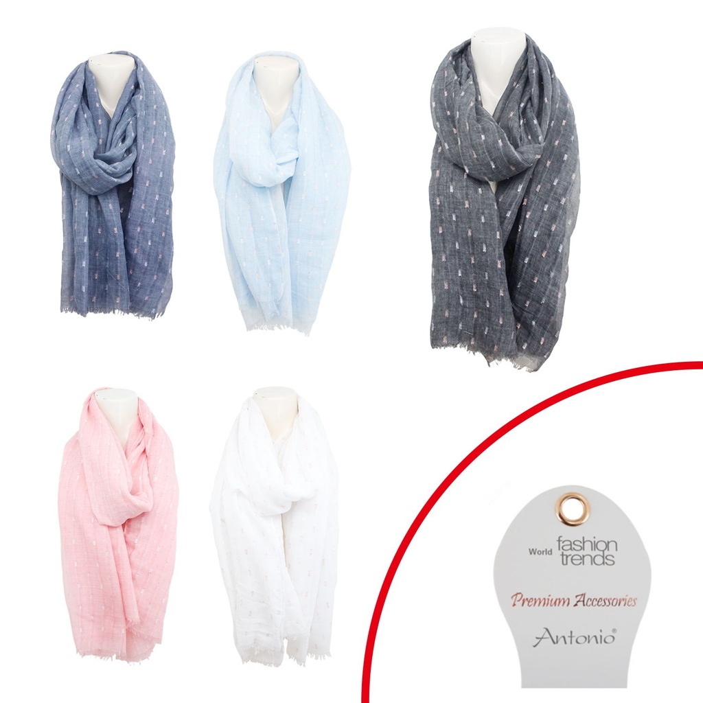 [62.01840.99] Sommner Damen Schal Leichter Glitzer Effekt