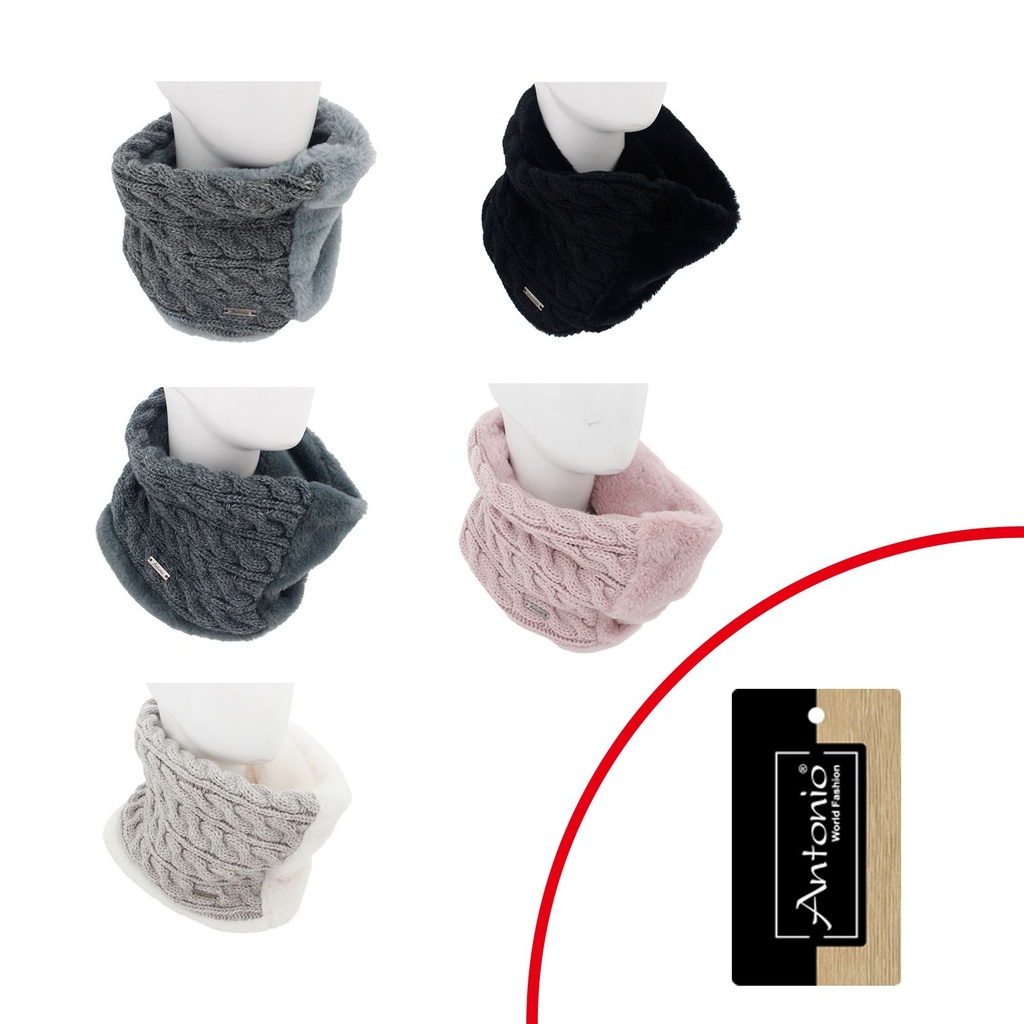 [62.01710.99] Winter Damen Loop Geflochten Teddy Basic
