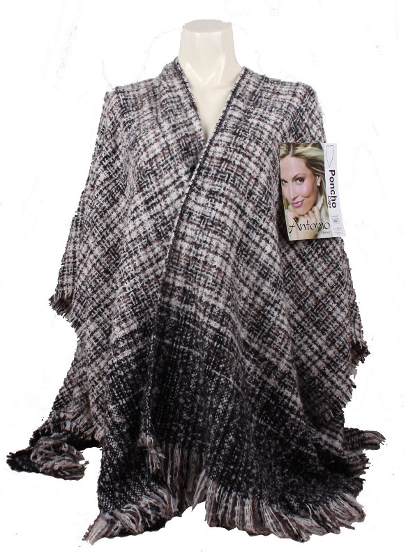 [62.00971.99] Wintre Damen Poncho Patterned Gradient