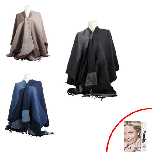 Cape / Poncho / Scarf Kariert