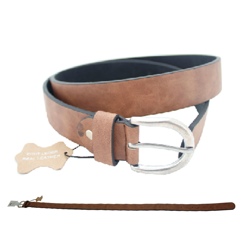 [65.00104.03] Damen Gürtel Cognac 3,5cm