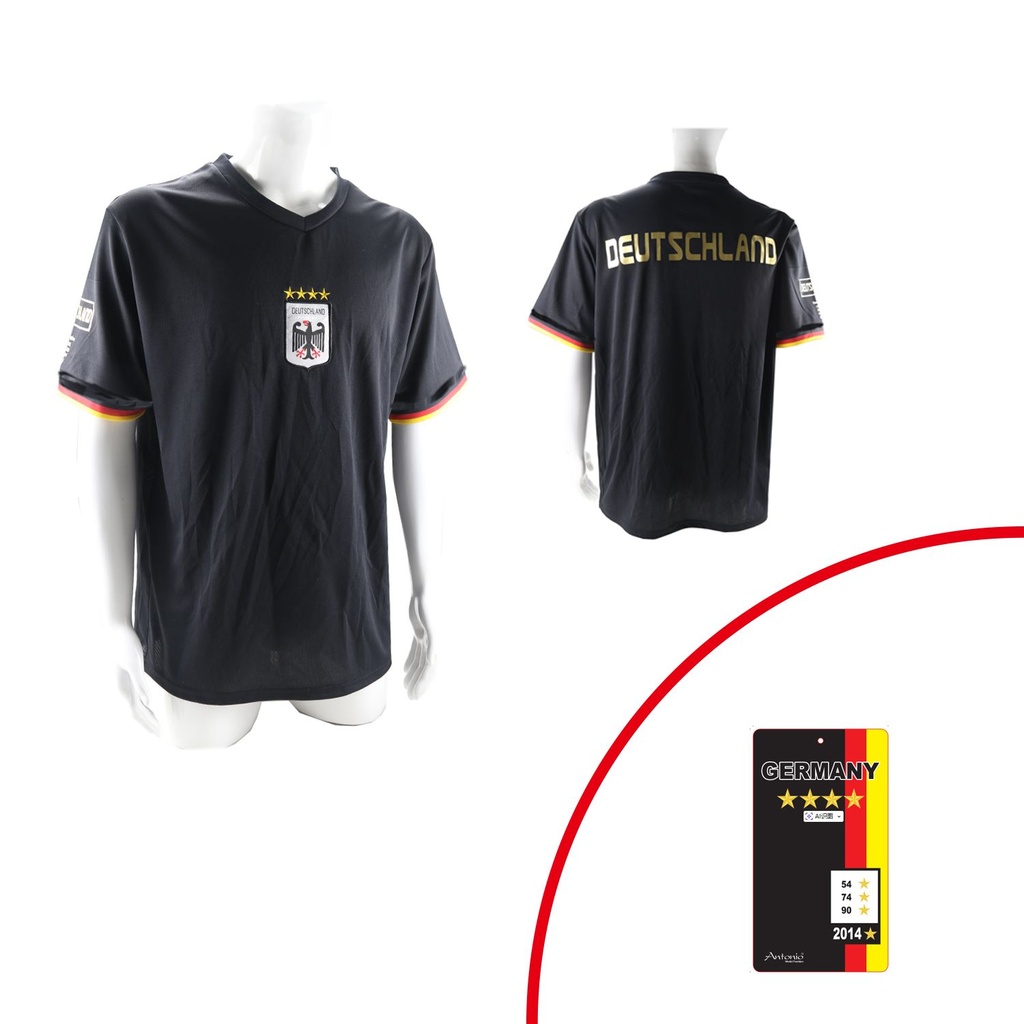 [66.00367.99] Fußball Trikot "Deutschland" Schwarz