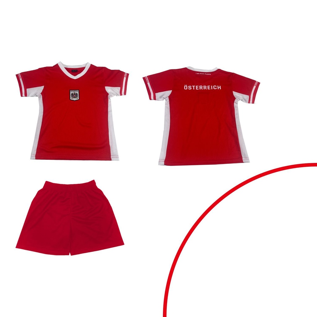 Fußball Kinder Trikot Set "Österreich"