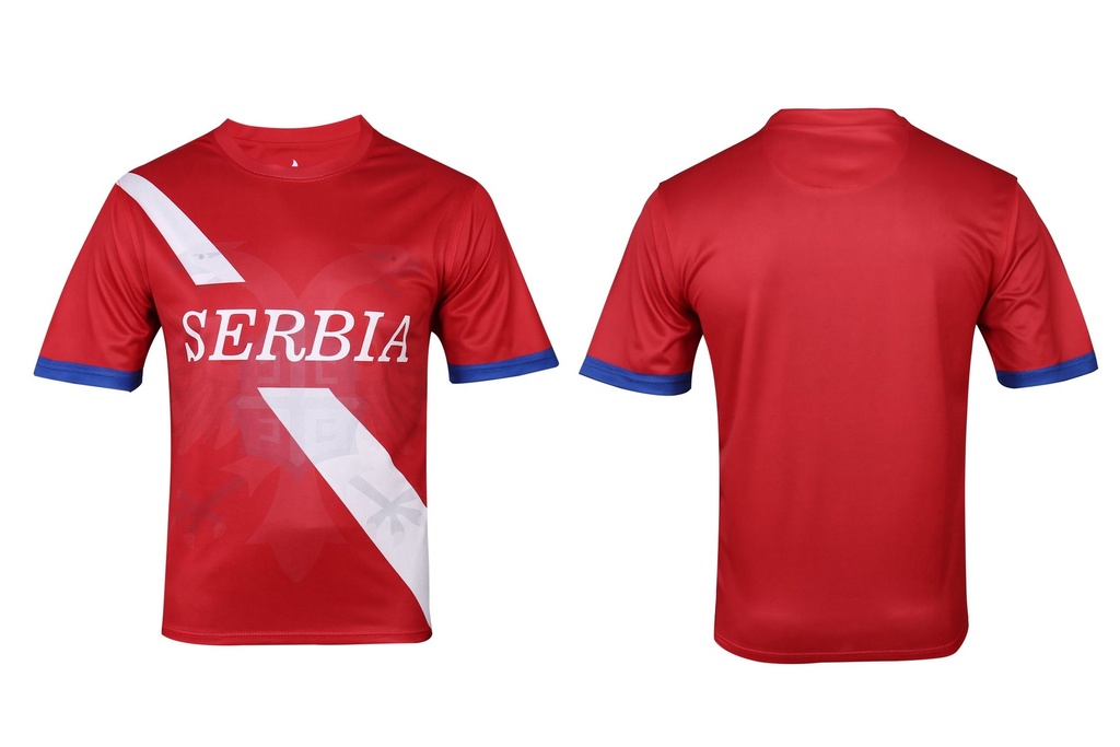 [66.00331.99] Herren Fussballtrikot Serbien
