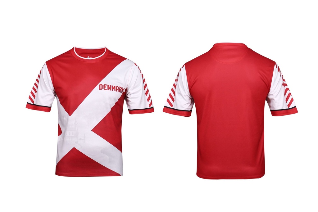 [66.00312.99] Herren Fußball Trikot Dänemark, 5 Größen