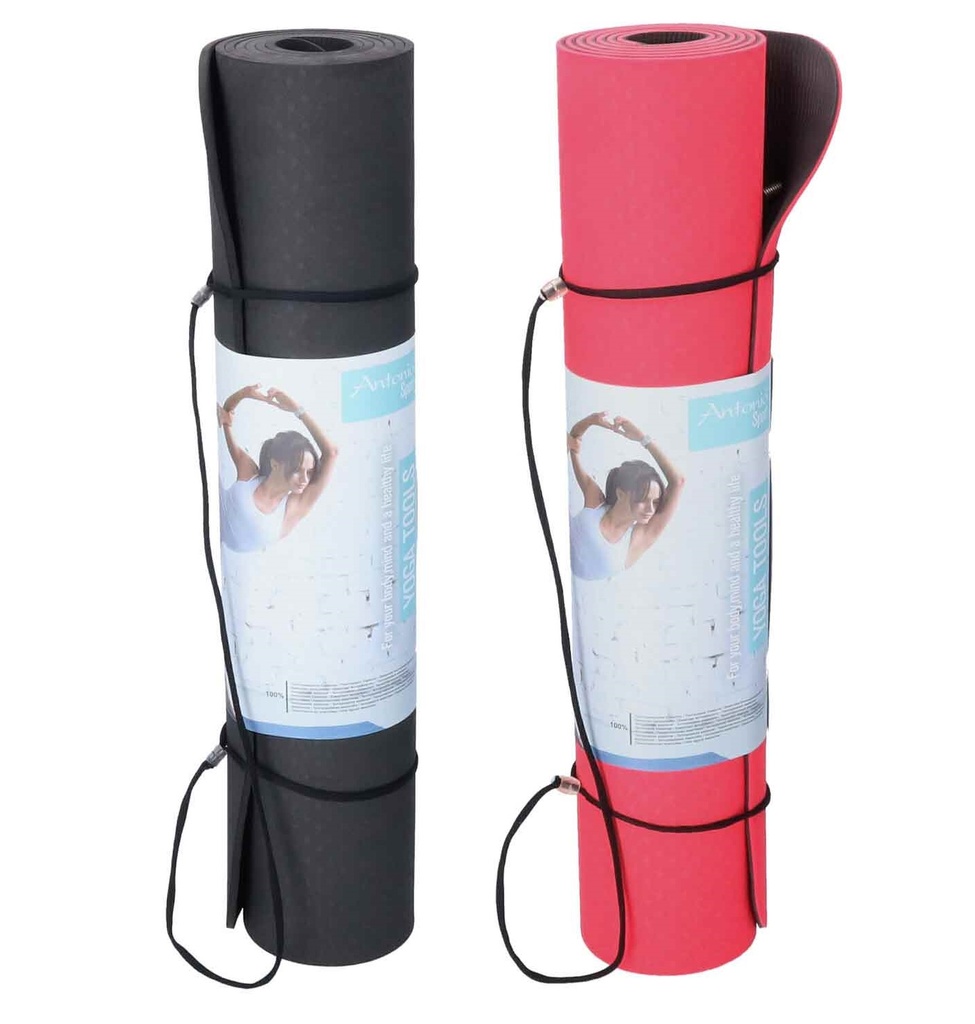 [66.00301.99] Yoga Matte einfarbig und zweifarbig