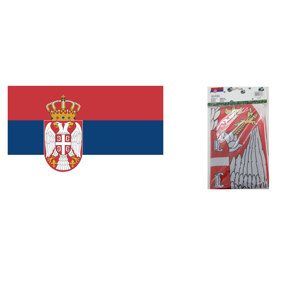 [66.00274.99] Flag Serbia (90x150cm)