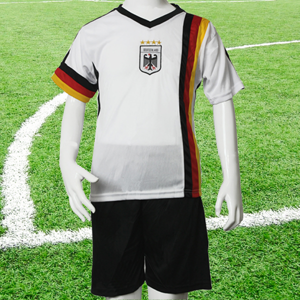 Germany Kids Football Shirt, white, 5 size